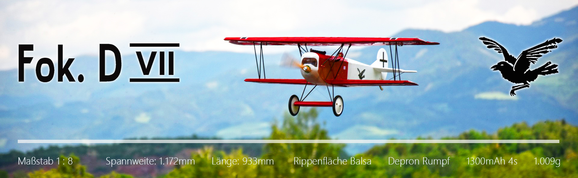 Fokker DVII - Semi-Scale Parkflyer
